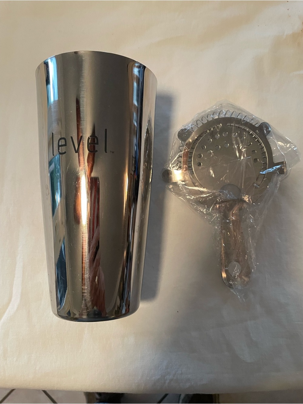 ™ Stainless Steel Cocktail Shaker Tin - Silver